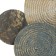Decor Wall metal "Weaving" blue shades 56.5x7x114 cm