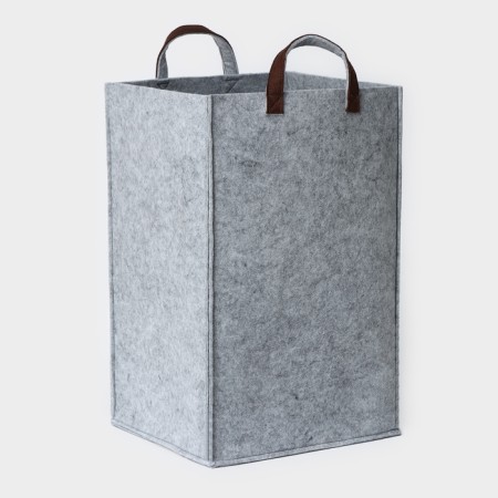 EVA Elegance storage basket, 30 × 30 × 50 cm, gray color-4