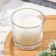 Aromatic candle in a glass "Sandal", mandarin, Garden, jasmine, sandalwood, 60 grams