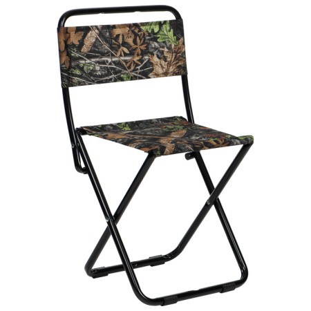 Folding stool, 38.5 x 37 x 65 cm, oak leaves-4