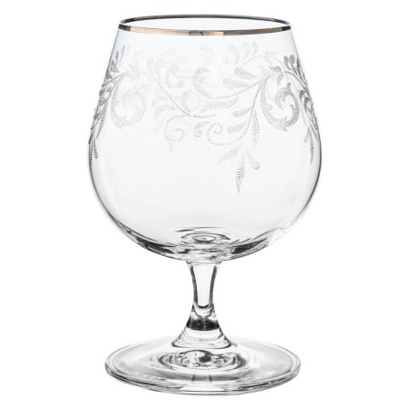 Set of glasses for brandy Sylvia, Panto, Platinum grout, Platinum Grout, 400 ml x 6 pcs.