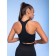 T-shirt-top is sports female, size m-l, black color