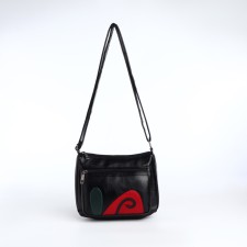 Women's bag with lightning, black color