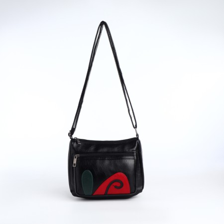 Women's bag with lightning, black color
