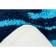 A set of bathroom mats "Simon", 2 pcs: 50 x 80 cm, 55 x 55 cm, blue color