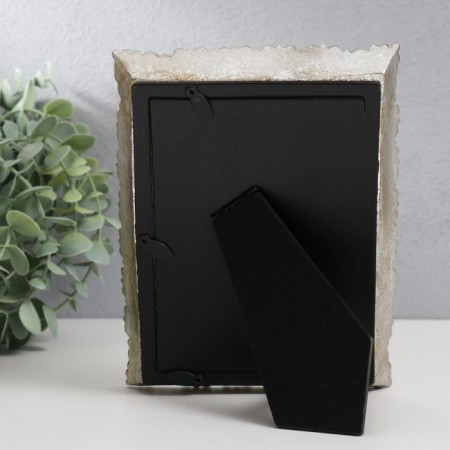 Photo frame Polystone 10x15 cm "Greek pattern" gold 18.5x14 cm-3