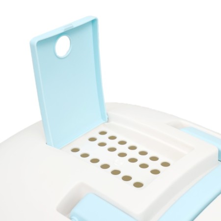 Domik toilet with a removable stand for a scoop, 50 x 40 x 41 cm, blue-6