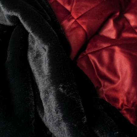 Плед меховой Stenova Home Black ruby, размер 140x200 см-3