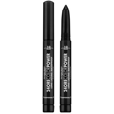 Shadows pencil persistent Deborah 24 Ore Color Power, tone 10 matte black, 1.4 g