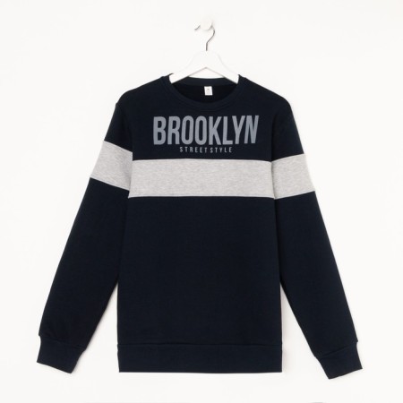 Male sweatshirt, blue/gray color, size 46-5