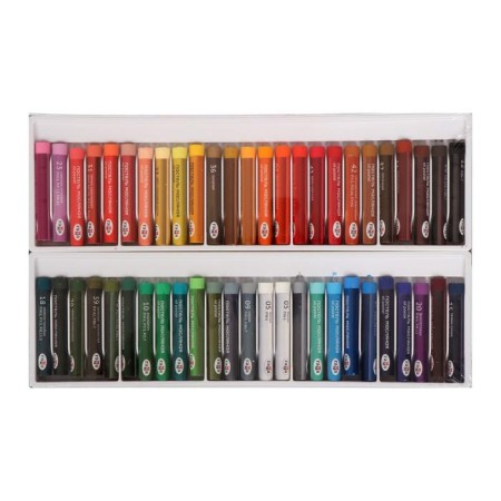Oil pastel, set of 50 colors, gamma "Studio", D-8mm, L-65mm, in a cardboard box-1