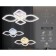 LED ceiling LED with Ambrella Light, Original, Fa5147, LED, 62 W, ​​5775LUM, 3000-6400K, white color.