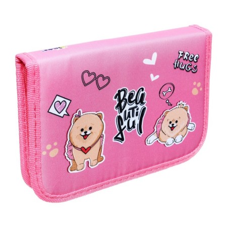 Penal 1 section, 130 x 190 x 30 mm, textile, PCT 04-20 Fashionable dogs "70617-3