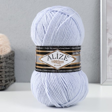 Yarn "Superlana Klasik" 25% wool, 75% acrylic 280m/100g (384)