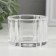 Glass of Glass for 1 candle "boundaries" transparent 8x8x5 cm