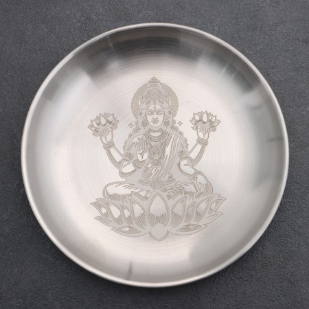 Lakshmi incense stand, d = 14cm, metal-1