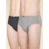 Men's panties, 3xl size, black color, gray, 2 pcs