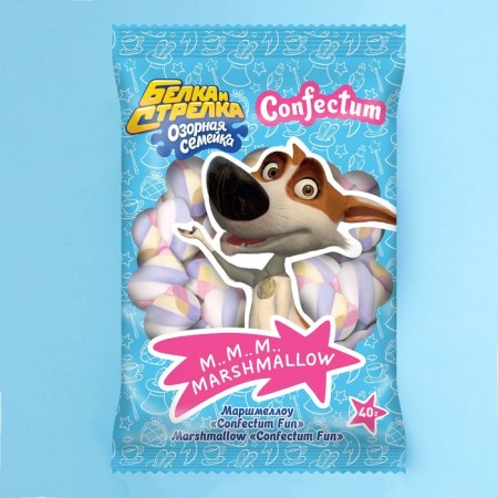 Маршмеллоу "Confectum Fun" со вкусом малины и черники 40 г-2