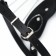 Mercorizer Metal No. 1 with a tripartite strap, pressed skin, black