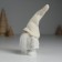 Suvenir Polystone "Santa Claus in a white knitted cap, with a silver star" 5x3.5x13 cm 10326