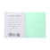 Notebook 12 sheets in the Calligrata "Green" line, plastic cover, with alphabet, offset block