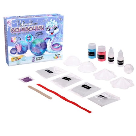 New Year. Set for experiments "New Year's bombs", with a snake, with your own hands-3