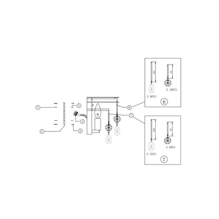 Wall lamp (sconces) Linn 1x40W E14-4
