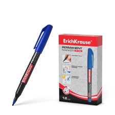 Permanent Erichkrause P-70, 1.0 mm marker, for writing on any surface, blue