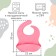 Badion for feeding children, silicone, Mum & Baby, 23x4x29, pink