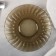 Elica saucer, d = 16 cm, brown color