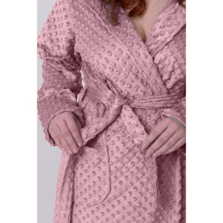 Female robe, size 52, purple-purple color-4