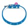 Collar "chamomile" 30 x 1 cm, artificial leather, mix of colors