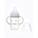A bottle for feeding, a wide throat, with handles, 150 ml, color gray color