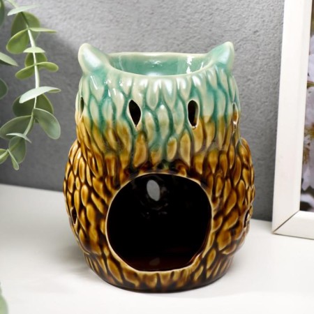 Aroma lamp "Eagle owl" mix 9x9x11.5 cm-2