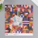 Scrapbooking paper "Color Geometry" density 180 grams set 10 pcs 15.5x17 cm
