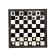 Chess 20 x 20 cm, King H-3.3 cm, d-2.5 cm, plastic board and figures