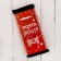 Wrap for chocolate "New Year's Post", 18.2 x 15.5 cm, New Year