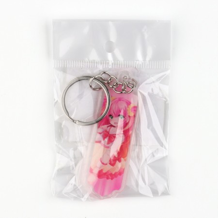 Key keychain "Girl", 10.5 x 2 cm-3