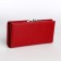 Women's wallet on magnet, red color