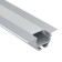 Aluminum profile Maytoni built -in 30x10 mm, 2 m, silver