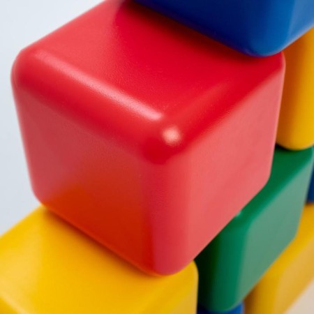 Set of colored cubes, 4 pieces, 12 x 12 cm-7