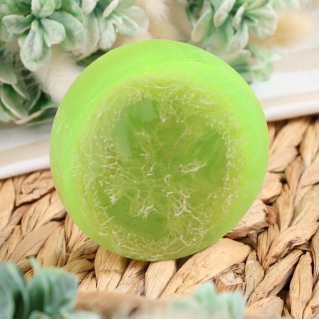 Massage soap with Luffa "Juniper" 100 g "Dobroparov"-2