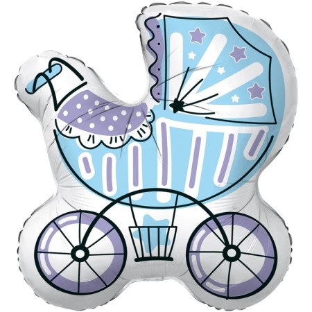 Foil ball 29 "" stroller for a boy ", individual packaging