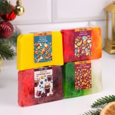New Year. A set of soap 4 pcs 