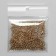 Busina "hematite" d = 3mm, set 10g, color gold