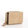 Women's wallet on the button, beige color