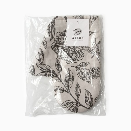 Black Flowers Ethel Mittens and Open Pass 20x27cm, 100% X/L, Sarzha 190 g/m2-4