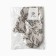 Black Flowers Ethel Mittens and Open Pass 20x27cm, 100% X/L, Sarzha 190 g/m2