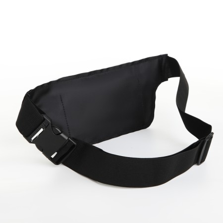 Lightning waist bag, reflective elements, black color-2