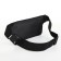 Lightning waist bag, reflective elements, black color